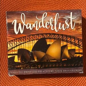 Wanderlust 2026 Daily Calendar